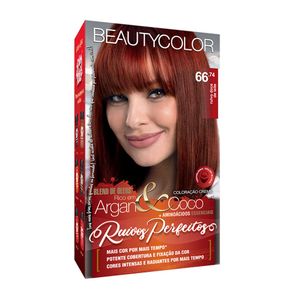 Kit Coloração Ruivos Perfeitos 66.74 Ruivo Doce De Leite Beautycolor