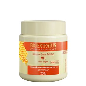Banho De Creme Nutritivo Mel Bio Extratus 250g