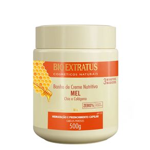 Banho De Creme Nutritivo Mel Bio Extratus 500g