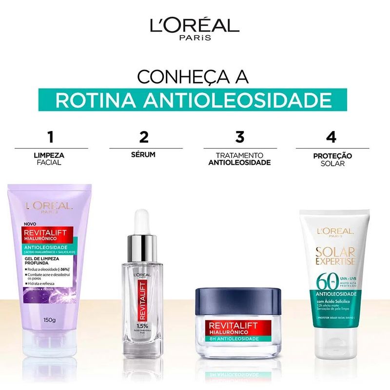 Protetor-Solar-Facial-Antioleosidade-Fps60-L’Oreal-Paris-40g