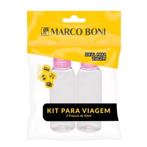 Kit Para Viagem 2 Frascos De 80ml Marco Boni Ref: 6113