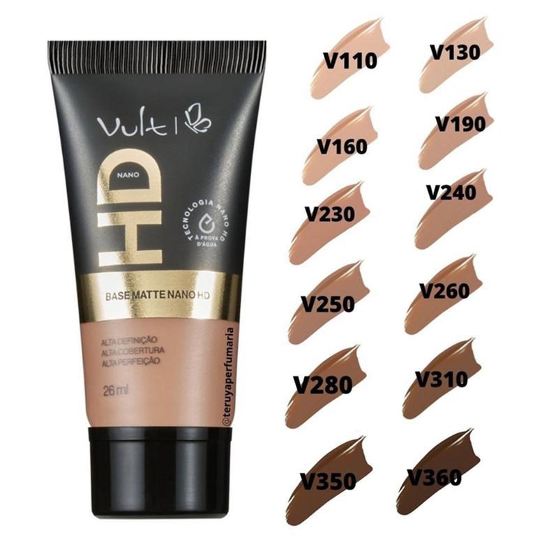 Base-Liquida-Facial-Matte-Nano-Hd-V280-Vult-26ml