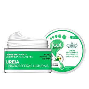 Creme Esfoliante De Limpeza Para Os Pés Foot Comfort Flores & Vegetais 250g