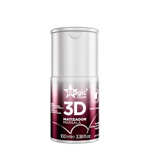 Máscara Intensificadora 3d Matizador Marsala Magic Color 100ml