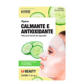 Máscara Facial De Algodão Pepino Calmante E Antioxidante Kiss New York