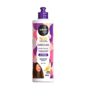 Ativador De Cachos S.O.S Cachos Super Óleos Salon Line 500ml