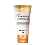 Protetor-Solar-Facial-Uv-Defender-Antioleosidade-Fps60-Cor-Clara-L’Oreal-Paris-40g