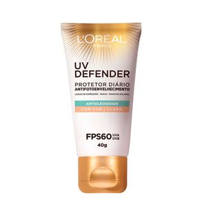 Protetor Solar Facial Uv Defender Antioleosidade Fps60 Cor Clara L’Oréal Paris 40g