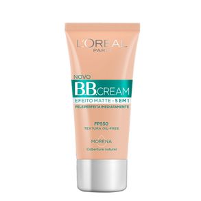 Base Bb Cream 5 Em 1 Efeito Matte Fps50 Morena L’Oréal Paris 30ml