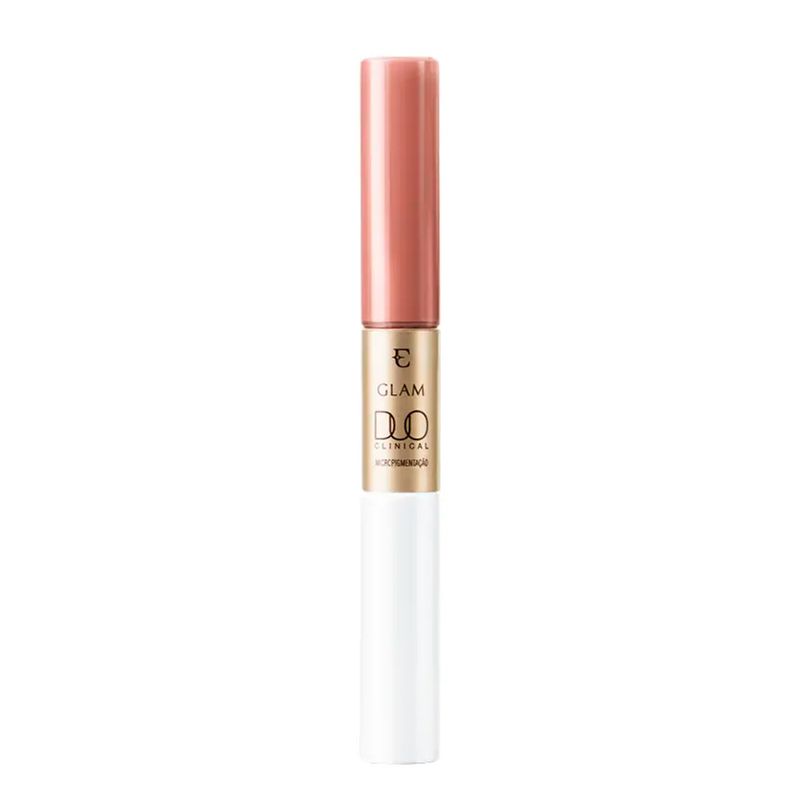 Batom-Liquido-Glam-Duo-Clinical-Micropigmentacao-Rosado-Essencial-Eudora-35g