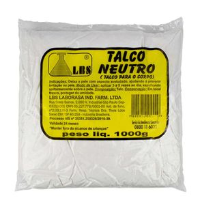 Talco Para O Corpo Neutro Lbs 1000g
