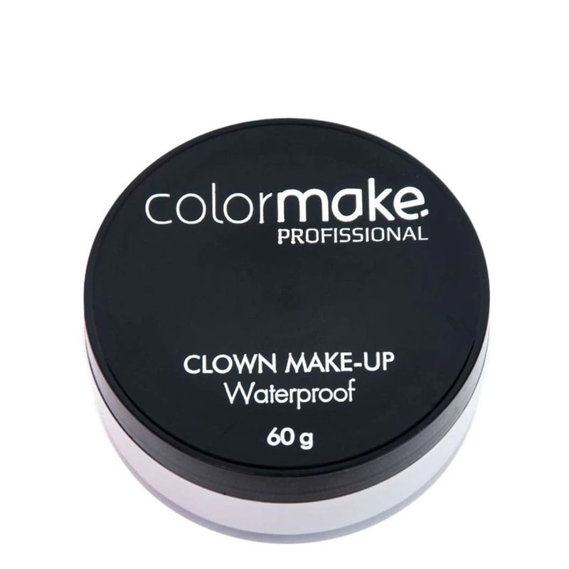 Clown-Make-Up-Waterproof-Branco-Colormake-60g