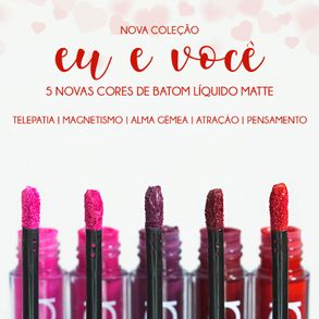 Batom Líquido Matte Eu E Você Telepatia Anita 4ml