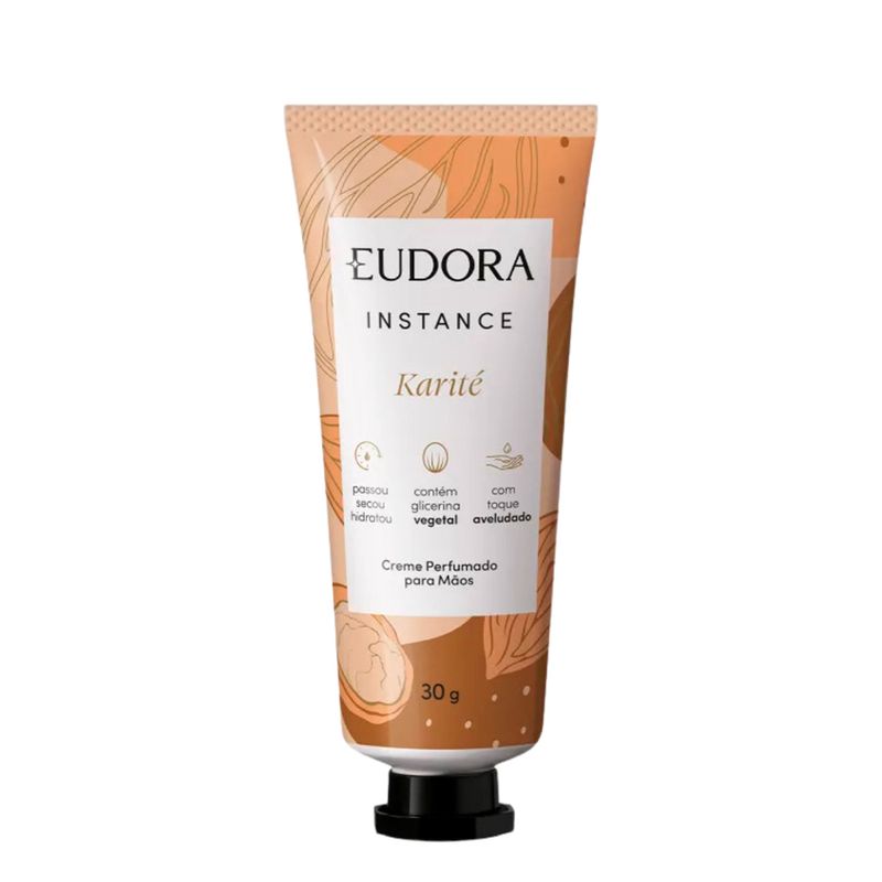 Creme-Perfumado-Para-Maos-Karite-Instance-Eudora-30g