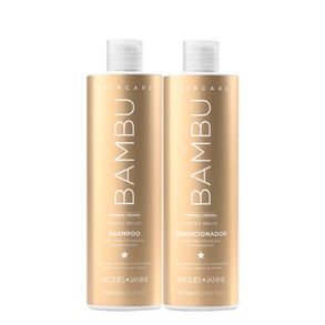 Kit Bambu Força E Brilho Jacques Janine Shampoo 440ml + Condicionador 450ml