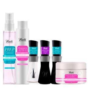 Kit Alongamento De Unhas Transparente Nati