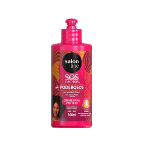Creme Para Pentear Sos Cachos 10 Em 1 Multibenefícios Salon Line 300ml
