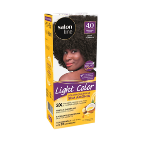 Coloração Suave Light Color 4.0 Castanho Médio Salon Line