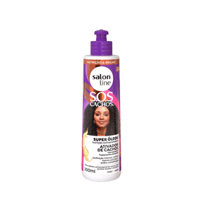 Ativador De Cachos Sos Cachos Mel E Óleo De Argan Restauração Extrema Salon Line 300ml