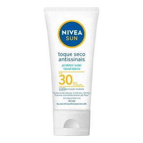 Protetor Solar Facial Toque Seco Antissinais Fps30 Nivea Sun - 50ml