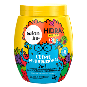 Creme Multifuncional 3 Em 1 Hidra Kids Multy Salon Line 1kg