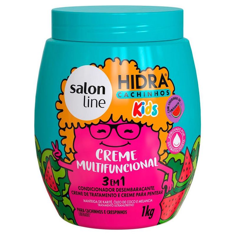 Creme-Multifuncional-3-Em-1-Hidra-Kids-Cachinhos-Salon-Line-1kg