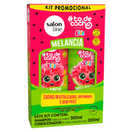 Kit-Shampoo-300ml-E-Condicionador-200ml-Melancia--Todecacho-Kids-Salon-Line