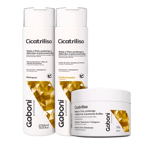 Kit Gaboni Cicatriliso Shampoo 250ml + Condicionador 280ml + Mascára 250g