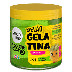Gelatina Antifrizz #Todecacho Kids Melão Salon Line 550g