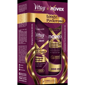 Conj Novex Longo Poderoso (Sh+Cond) 300