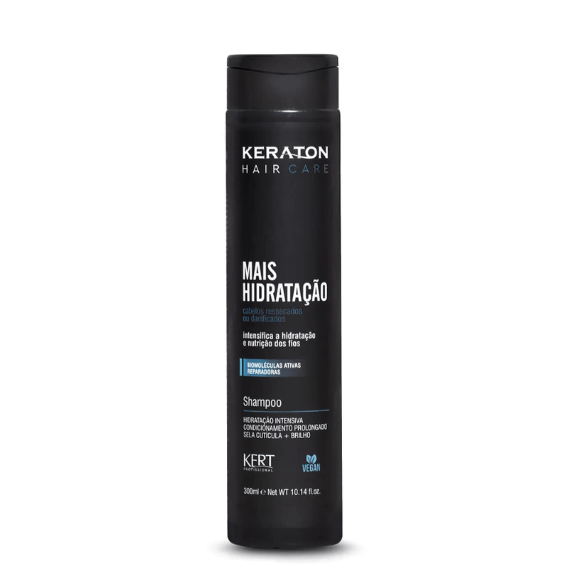 Shampoo-Keraton-Mais-Hidratacao-300ml---Hidrata-E-Nutre-Profundamente-Os-Fios.-Ideal-Para-Cabelos-Secos-E-Danificados.