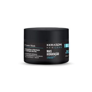Mascara Capilar Keraton Mais Hidratação 300g - Cuidado Intensivo Para Cabelos Secos E Danificados.