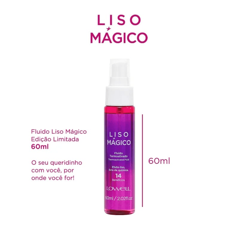 Fluido-Lowell-Liso-Magico-Termoativo-60ml---Alisa-Protege-E-Potencializa-O-Brilho-Dos-Cabelos.