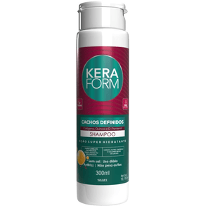 Sh Keraform Cachos Definidos 300g - Creme Para Cabelos Cacheados E Ondulados, Proporciona Definição E Hidratação.