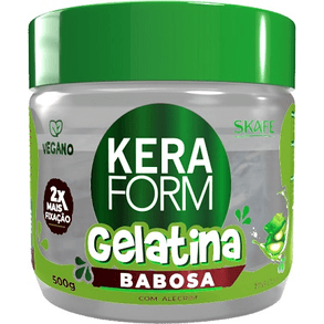 Gelatina Cap Keraform Babosa 500g - Hidratação E Nutrição Para Cabelos