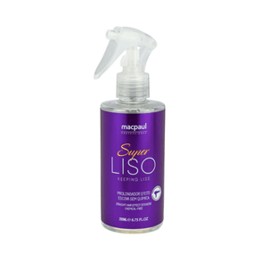 Leave-In Macpaul Super Liso Efeito Prolong 200ml - Alisamento Eficaz, Controla Frizz, Alta Hidratação.