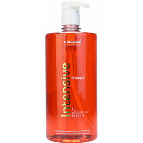 Shampoo Macpaul Intensive 1000ml - Cuidado Profundo Para Todos Os Tipos De Cabelo.