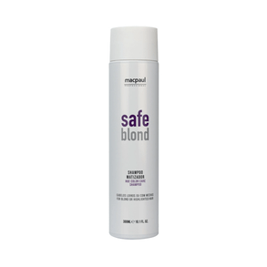 Sh Macpaul Safe Blond Matizador 300ml - Matizador Para Cabelos Loiros, Neutraliza Tons Amarelados.