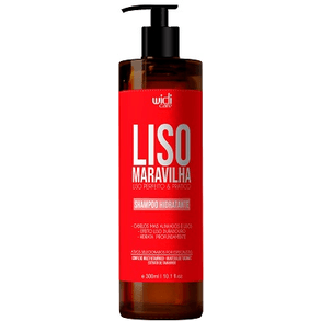 Sh Widi Care Liso Maravilha 300 - Tratamento Capilar Alisante, 300ml, Brilho E Maciez.