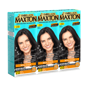 ": "Tintura Maxton L3p2 2.0 - Cor Preta/Natural