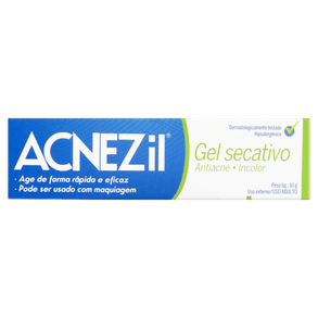 Gel Facial Acnezil Secativo 10 - Tratamento Eficaz Para Acne, Controle De Oleosidade E Redução De Imperfeições.