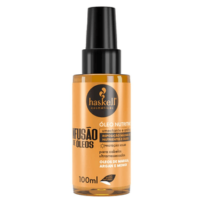 Sérum Cap Haskell Infusão De Óleos 100ml - Hidratação Profunda, Nutrição E Brilho Para Cabelos.