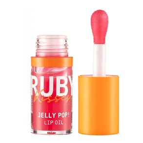 Lip Oil Kiss Rk Jelly Pop-Candy - Hidratação Labial E Brilho. Sabor Doce E Divertido, Ideal Para Lábios Macios E Coloridos.