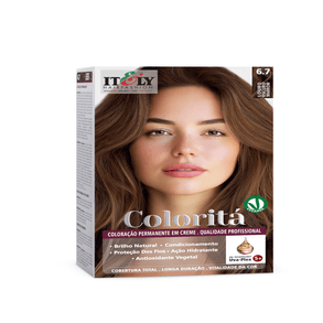 Tint Itely Colorita 6.7 Louro Escuro Marrom – Coloração Capilar