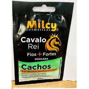 Sache Milcy Cavalo Rei Cachos 30g - Hidratação E Definição Para Cabelos Cacheados.