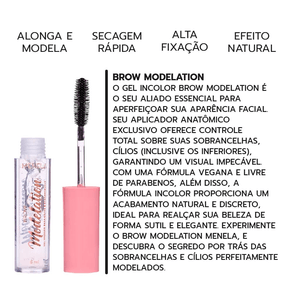 Máscara De Cílios Menela Para Sobrancelha Incolor - 7899596540051