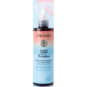 Spray Texturizador Inoar Liso Com Ondas 200ml - Efeito Liso E Texturizado