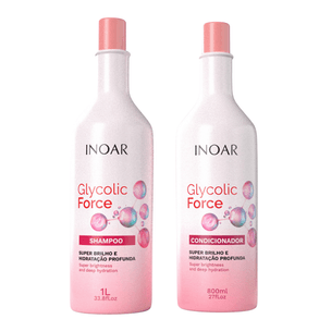 Conjunto Inoar Glycolic Force Shampoo 100ml + Condicionador 800ml