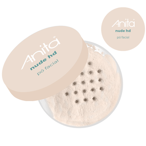 Po Fac Anita Nude Hd-976 - Base Líquida Hd Para Pele Nude, Acabamento Natural E Cobertura Média.