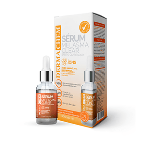 Sérum Clareador Derma Chem 30ml - Clareamento De Pele E Uniformização Do Tom Da Pele